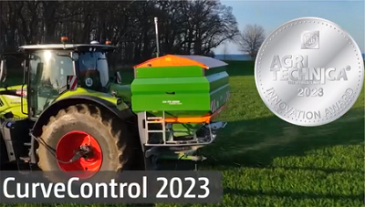 Технологія CurveControl для відцентрових розподільників AMAZONE отримала срібну медаль на конкурсі інновацій AGRITECHNICA INNOVATION AWARDS 2023!